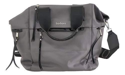 Cartera De Nylon Barbara Bags Con Correa Desmontable
