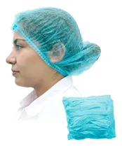Comprar Diken Gorro\u002Fcofias Plisadas - Grado Alimenticio Azul Claro Clasica Unitalla 100