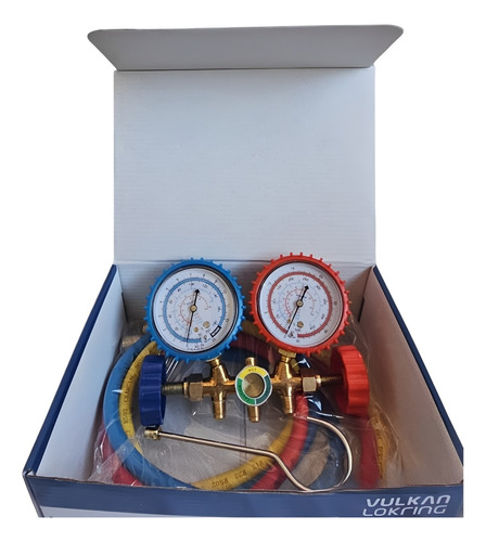 Kit Manifold Com Mangueiras + Carga Maçarico Ar Condicionado