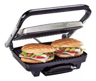 Prensa Para Panini Hamilton Beach Con Doble Parrilla 25410