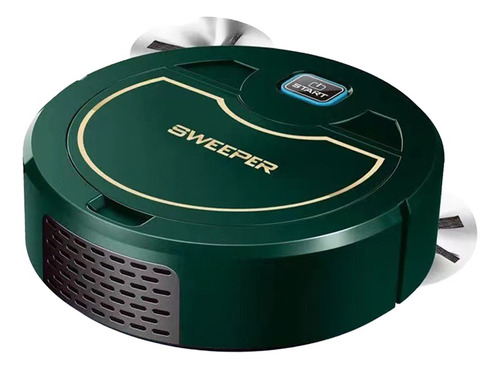 Robot Aspirador Con Sensor Inteligente 360 Verde