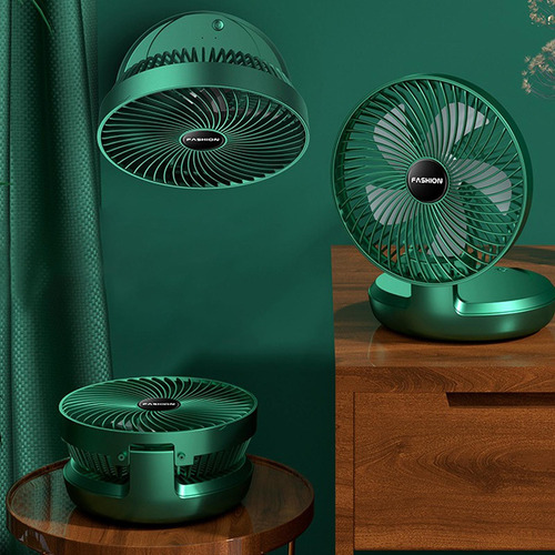 Ventilador De Parede Compacto Ventilador De Mesa Verde