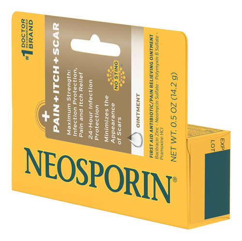 Pomada Multiacción Neosporin + Cicatriz Picazón Dolor 0.5