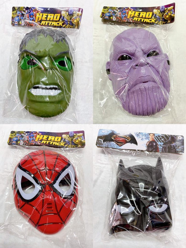 Máscara Con Luces Thanos Spiderman Hulk Wolverine 