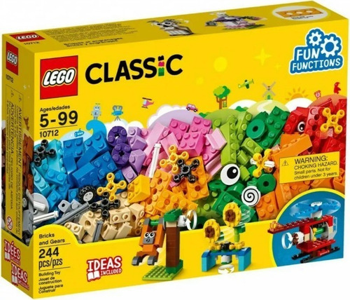 Lego 10712 Classic Y Engranajes 244 Piezas Disponible Ya