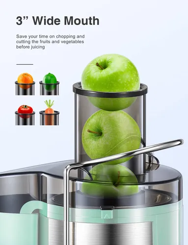 Qcen Maquina Exprimidora, Extractor Centrifugo De 500 W Con