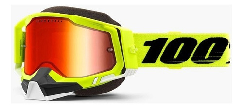 Racecraft 2 Snowmobile-ski/snowboard-fluo Yellow-red Lens