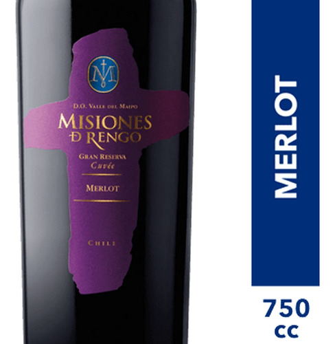 Vino Misiones De Rengo Gran Reserva Cuvée Merlot 750cc