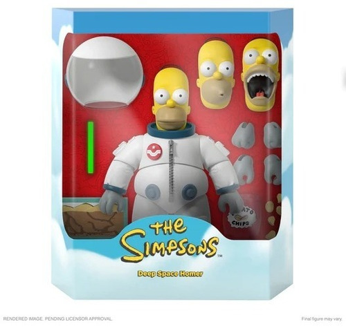 Homero Astronauta The Simpsons Ultimates Super 7 Wave 1
