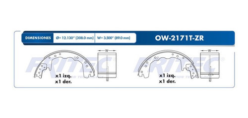 Balatas Traseras Ford F-350 2005 Al 2008