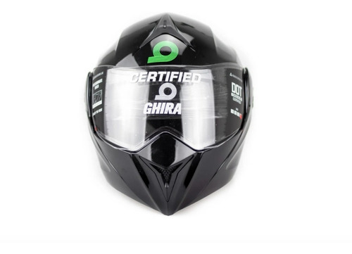 Imagen 9 de 10 de Casco Moto Abatible Ghira Gh1000 Con Gafas Certificado Dot