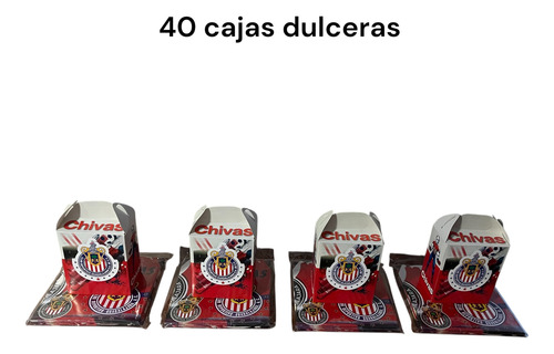 Fiesta Completa De Chivas Para 40 Personas Rojo Chivas Chivas