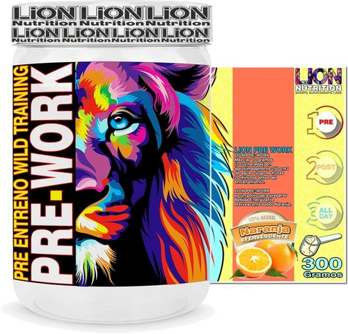 Pre Work Ripped Lion Nutrition Pre Entreno En Polvo