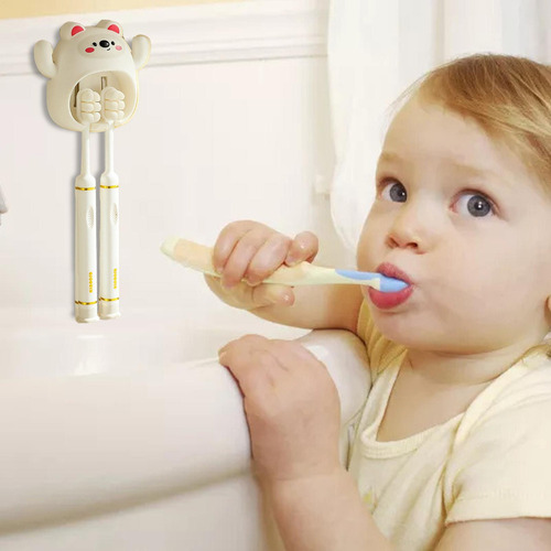 G Soporte Adhesivo Para Cepillos De Dientes Soporte De Pared