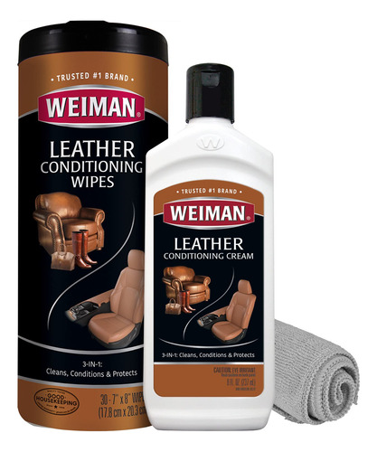 Weiman Kit Completo De Limpieza Interior De Cuero Para Autom