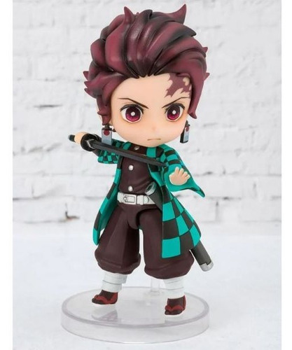 Imagen 2 de 7 de Figura Tanjiro Kamado Figuarts Mini 016 Tamashii Nations