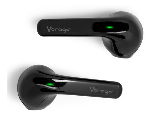 Imagen 2 de 8 de Audífonos Inalámbricos Vorago Esb-400 Tws Bt 5.0 Negro