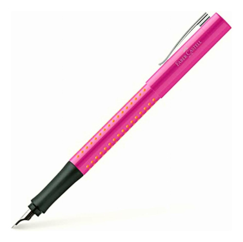 Pluma Faber Castell Fuente Grip 2010 Rosa Y Naranja