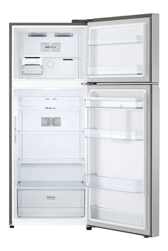 Heladera inverter auto defrost LG VT40SPP platinum silver con freezer 394L 220V