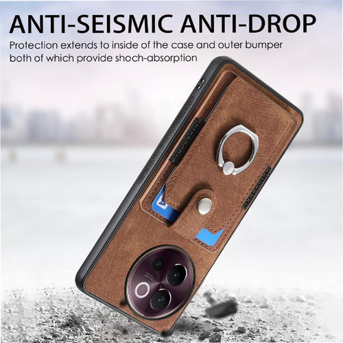 Funda Para Vivo V40 Lite Crad Ranura Soporte Magnético Para