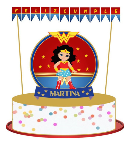 Kit Imprimible Express Personalizado - Mujer Maravilla