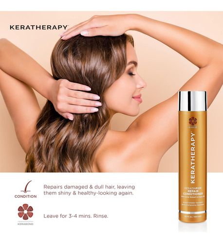 Keratherapy Shampoo Reparador Keratinfixx Com Infusão De Que