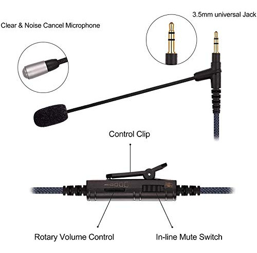 Micrófono Con Brazo De Cable Compatible Con Hyperx Cloud Fl
