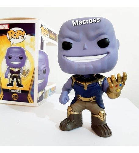 Funko Pop Thanos 289 Avengers Buble Head De 14 Cm