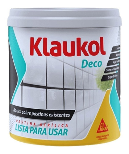 Pastina Acrílica Impermeable Antihongos Deco (1,5kg) Klaukol