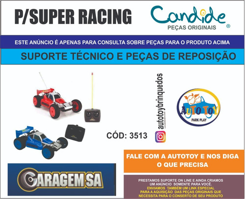 Super Racing 3513 - Garagem Sa - Consulta Para Peças