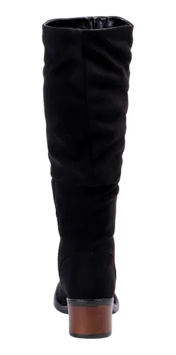 Bota Alta Fratello Color Negra Para Mujer 1460 Cuotas sin inter s