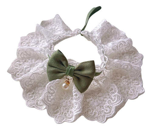 Collar De Babero De Encaje Para Gatos, Accesorios De Bandana