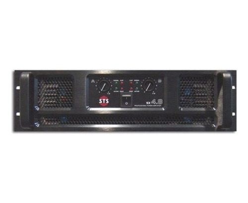 Amplificador De Potencia Sts Sx-4.8 2x2400w 2ohm 3u Rack 6pa