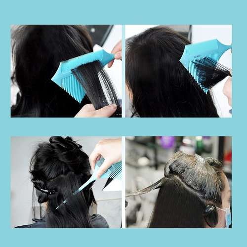2 Peine Balayage Mechas Teñir Cabello Multifuncional