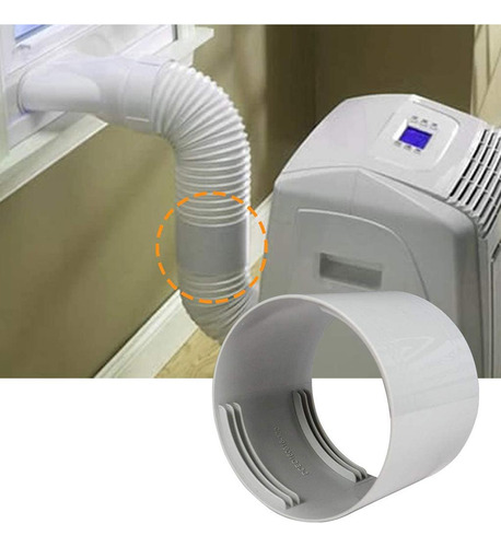 Acoplador De Manguera De De Aire Acondicionado 150 Mm Gris