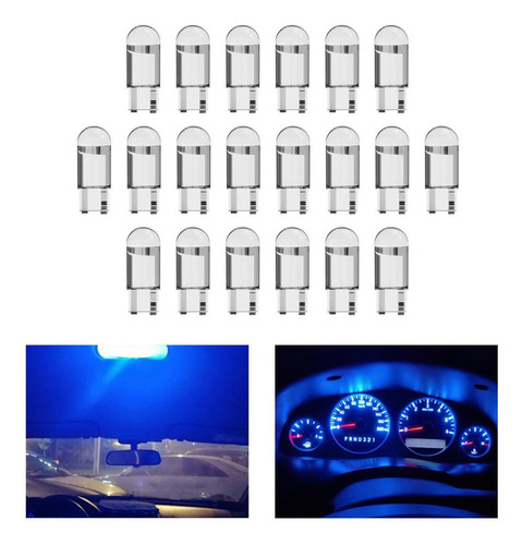 20 Piezas Led T10 Luz De Coche Cob Led Lámpara De De Coche