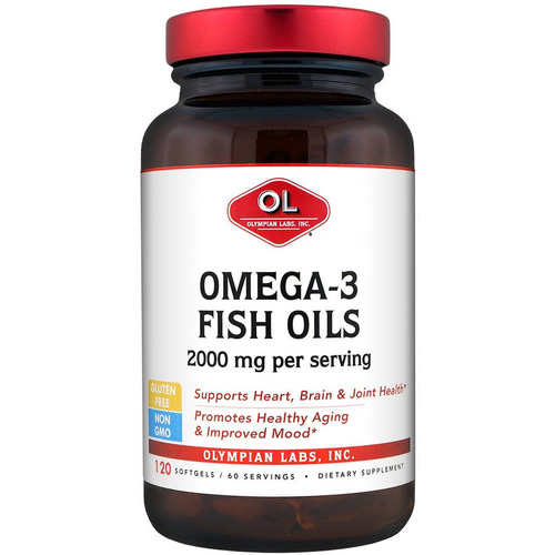 Omega 3 Aceite De Pescado 120 Cápsulas Olympian Labs 