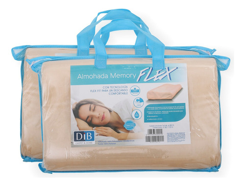 Almohadas Memory Flex  047x030 - Pack 2 Unid