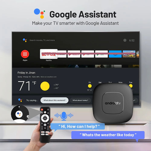 Smart Android Tv Box Mortal T1 5g Negro