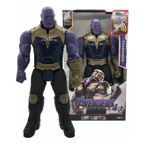 Muñeco Thanos  Luz Y Sonido Alternativo 30cm En Caja Nuevo