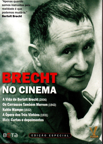 Dvd Brecht No Cinema - Versatil - Bonellihq Z20