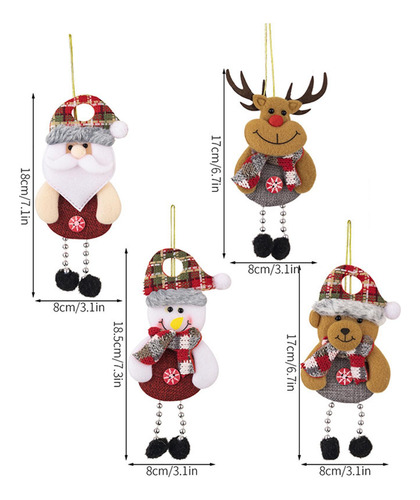 Adornos De Felpa Para Árbol De Navidad Adornos De Felpa Para