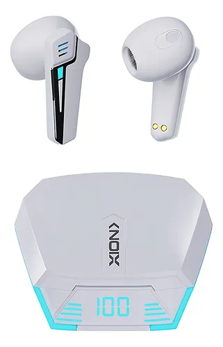 Auriculares y micrófono Bluetooth Xion Xi-AUGT para jugadores, color blanco