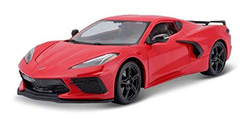 Auto De Juguete Corvette Edición Especial 2020 Color Rojo