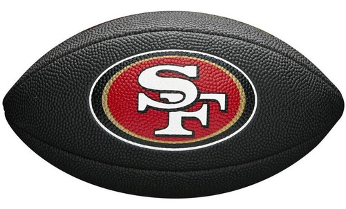 Balon De Futbol Americano Wilson Team Logos 49ers Black