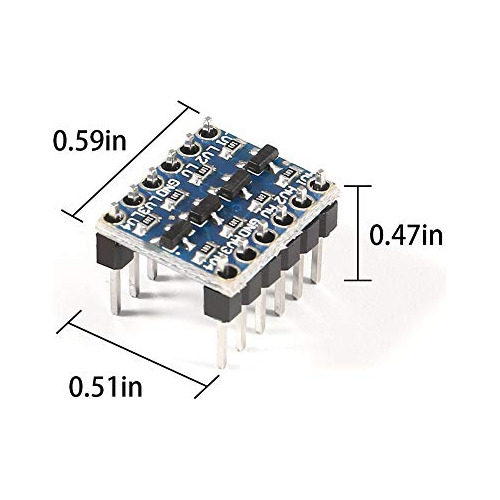 Convertidor De Nivel Lógico Aceirmc Iic I2c, 12 Unidades, 4