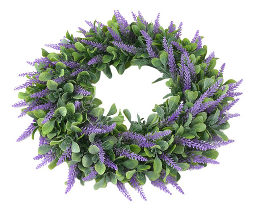Hermosa Guirnalda De Lavanda Puerta De La Pared Guirnalda