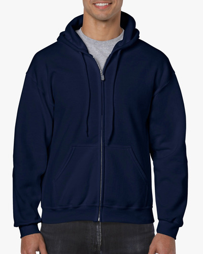 Buzo Con Chompa Y Cierre Hoodies Para Hombre Marca Gildan