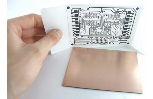 Papel Termotransferible Circuitos Impresos X 7 Hojas Pcb