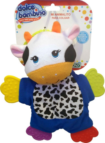 Animalito P/colgar Con Mordillo Vaca -dolce Bambino Premium